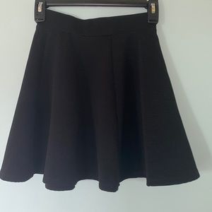 H&M black ribbed skirt xs